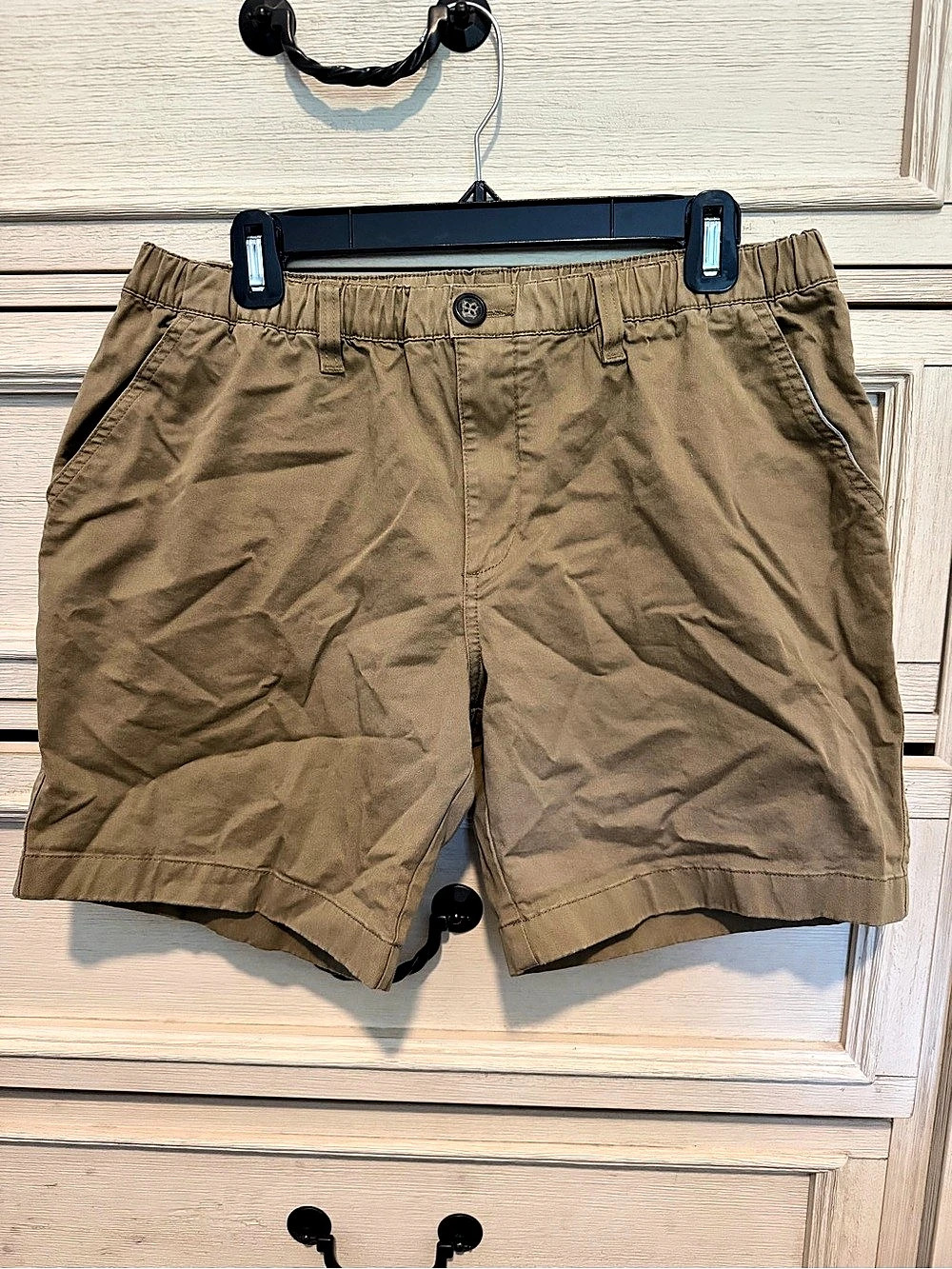Chubbies The Khakinators Men's Flat Front Shorts in Brown Large